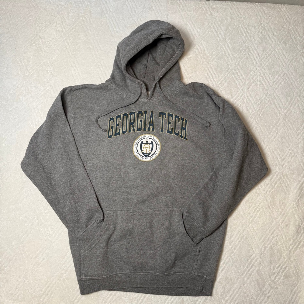 Georgia Tech Gray Hooded Sweatshirt
